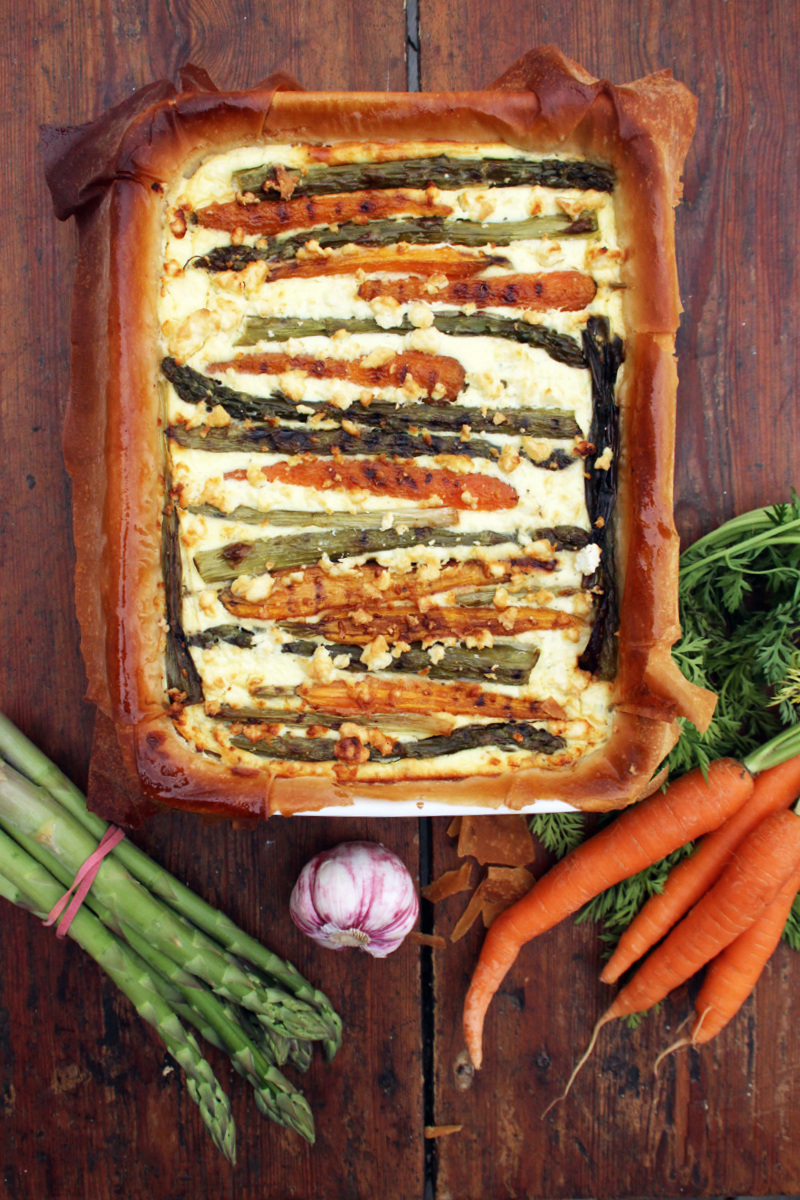 Frühsommerliche Grillgemüse-Quiche {flowers on my plate}
